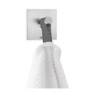 Zack Duplo Towel Hook Square Self- Adhesive 1.97 x 1.97 In Stainless Steel 40205 - All