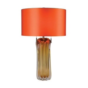 Dimond Lighting 25 Ferrara Blown Glass Table Lamp in Amber D2660 - All