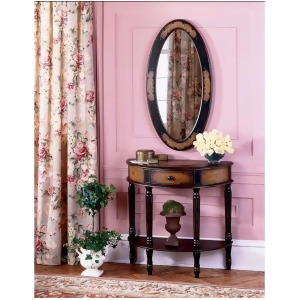 Butler Mozart Coffee Hand Painted Demilune Console Table 667059 - All