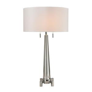 Dimond Lighting 30 Bedford Solid Crystal Table Lamp in Polished Chrome D2681 - All