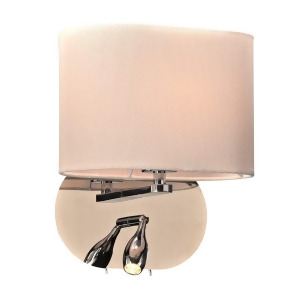Plc Lighting 1 Light Wall Sconce Mademoiselle Collection Polished Chrome 24216Pc - All