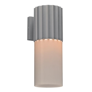 Plc Lighting 1 Light Outdoor Fixture Wallyx Collection Silver 31740Sl - All