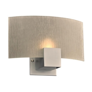 Plc Lighting 1 Light Sconce Cubic Collection Silver 1382Sl - All