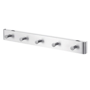 Zack Canzo Wall Mounted Coat Rack L. 19.7 In Stainless Steel 50681 - All