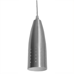 Bromi Design Camden Metal Single Light Mini Pendant Stainless Steel B5701 - All