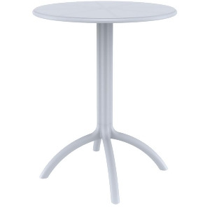Compamia Octopus Round Bistro Table Silver Gray Isp160-sil - All