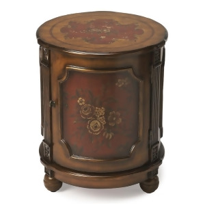 Butler Thurmond Red Hand Painted Drum Table Red Hand Painted 584065 - All