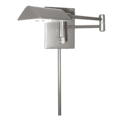 Dainolite Led Swing Arm Wall Lamp W Cord Cover Satin Chrome 902wled Sc