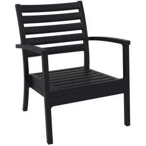 Compamia Artemis Xl Club Chair Black Set of 2 Isp004-bla - All