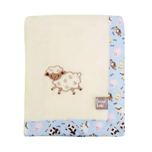 Trend Lab Receiving Blanket Framed Baby Barnyard 102071 - All