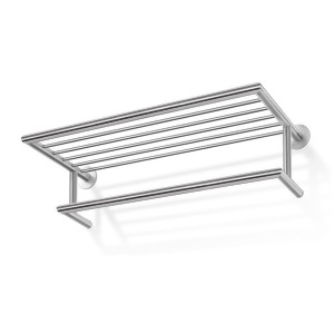 Zack Eterno Wall-Mounted Coat Rack L. 26.0 In Stainless Steel 50683 - All