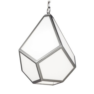 Feiss Diamond 1 Light Pendant Polished Nickel- P1375pn - All