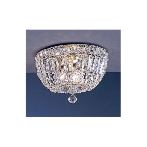 Classic Lighting Empress Crystal Flush/Semi-Flush 24k Gold Plate 53410Gsc - All