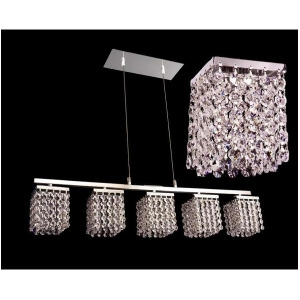 Classic Lighting Bedazzle Crystal Chandelier-Linear Chrome 16105Cp - All