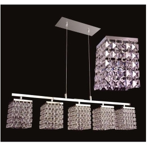 Classic Lighting Bedazzle Crystal Chandelier-Linear Chrome 16105Cpsq - All