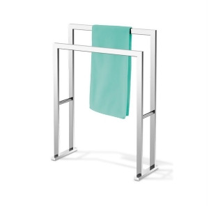 Zack Linea Towel Rack 31.5 x 23.62 x 8.86 In High Gloss Stainless Steel 40040 - All