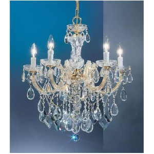 Classic Lighting Rialto Contemporary Crystal Chandelier Gold Plated 8355Gpc - All
