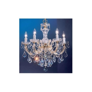 Classic Lighting Rialto Traditional Crystal Chandelier Gold Plated 8345Gpcp - All