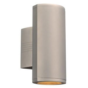 Plc Lighting 2 Light Outdoor up down light Led Fixture Lenox-II Collection Silver 2065Sl - All