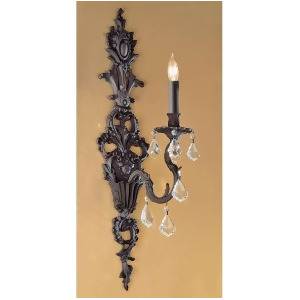 Classic Lighting Majestic Crystal Sconce/WallBracket Aged Bronze 57341Agbcp - All