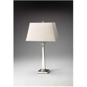 Butler Nickel Finish Table Lamp 12.5x17x30 Hors D'oeuvres 7146116 - All