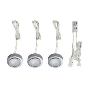 Alico Zeepuk 3 Light Kit in Stainless Steel with Frosted Glass Mz413-5-16-k - All
