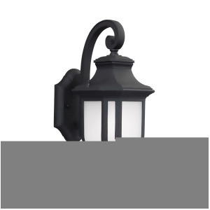 Sea Gull Lighting Childress Medium Led Outdoor Wall Lantern Black 8636391S-12 - All