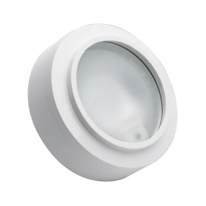 Alico Zeepuk 1 Lamp Xenon Puk Light in White with Frosted Glass Mz401-5-30 - All