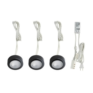 Alico Zeepuk 3 Light Kit in Black with Frosted Glass Mz413-5-31-k - All