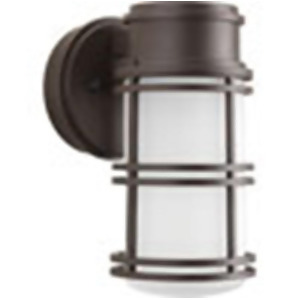 Progress Bell 1 Lt Small Led Wall Lantern Antique Bronze Etched P5676-2030k9 - All