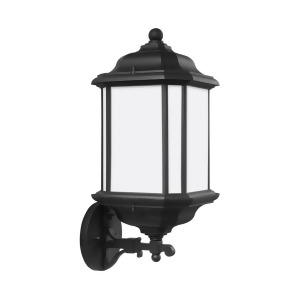Sea Gull Lighting Kent 1 Light Outdoor Wall Lantern Black 84532-12 - All