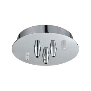Elk Illuminaire Accessories 3 Light Small Round Canopy In Polished Chrome 3Sr-chr - All