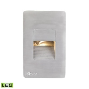 Alico Aperture 1 Light Steplight Aluminum Opal White Wle1106c30k-10-98 - All