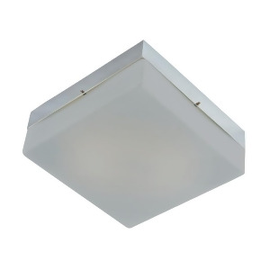 Alico Quad 2 Light Flushmount in Metallic Grey White Opal Glass Fm2050-10-95 - All