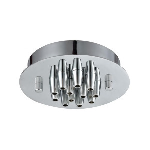 Elk Illuminaire Accessories 12 Light Small Round Canopy In Polished Chrome 12Sr-chr - All