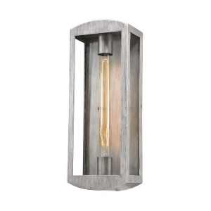 Elk Trenton 1 Light Outdoor Wall Sconce In Silvery Ash 45181-1 - All