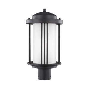 Sea Gull Lighting Crowell 1 Light Outdoor Post Lantern Black 8247901-12 - All