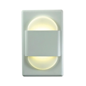 Alico Ez Step Led 1 Light Steplight White White Opal Wle105dr32k-10-30 - All