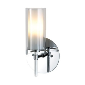 Elk Tubolaire 1 Lt Sconce Chrome Clear Outer Frosted Interior Bv671-90-15 - All
