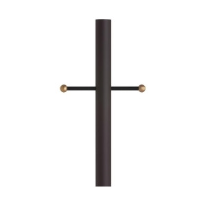Sea Gull Outdoor Posts Aluminum Post with Ladder Rest Antique Bronze 8105-71 - All