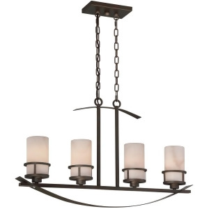 Quoizel Kyle Island Chandelier 4 Light Iron Gate Ky433in - All
