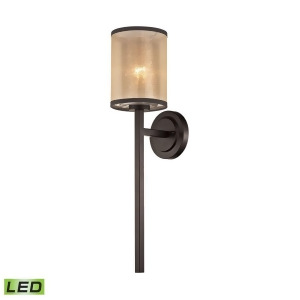 Elk Diffusion 1 Light Led Wall Sconce In Oil Rubbed Bronze 57023-1-Led - All