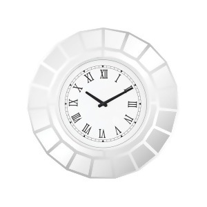 Sterling Industries Bishopsgate Wall Clock Clear Mirror 5173-036 - All