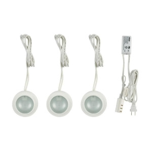Alico Zeepuk 3 Light Kit in White with Frosted Glass Mz413-5-30-k - All