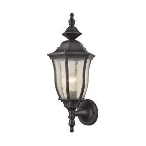 Elk Bennet 1 Light Outdoor Wall Sconce In Graphite Black 87080-1 - All