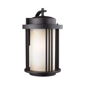 Sea Gull Crowell Large 1 Light Outdoor Wall Lantern Antique Bronze 8847901-71 - All
