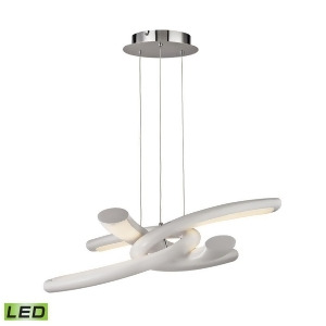 Alico Knot 36 Watt Led Pendant in Chrome with White Lens Lc300-30-15 - All