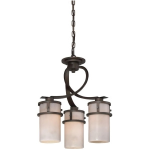 Quoizel Kyle Dinette Chandelier 3 Light Iron Gate Ky5503in - All