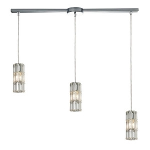 Elk Lighting Cynthia Collection 3 Light Chandelier in Polished Chrome 31486-3L - All