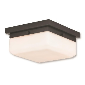 Livex Allure 2 Light Ada Wall Sconce/Ceiling Mount English Bronze 65536-92 - All